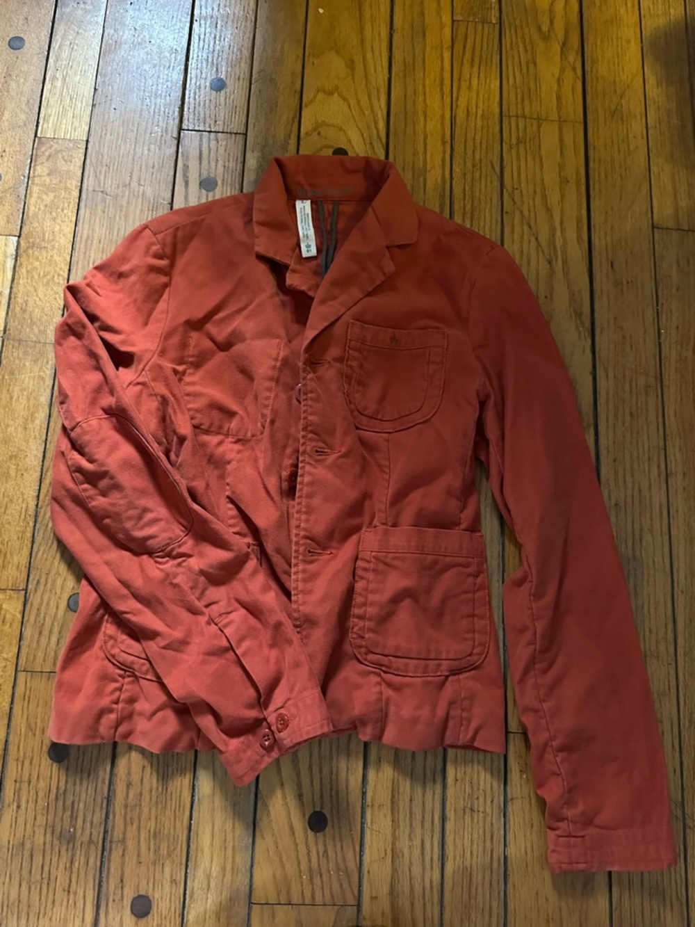 Women's Rust Casual Stretch Blazer